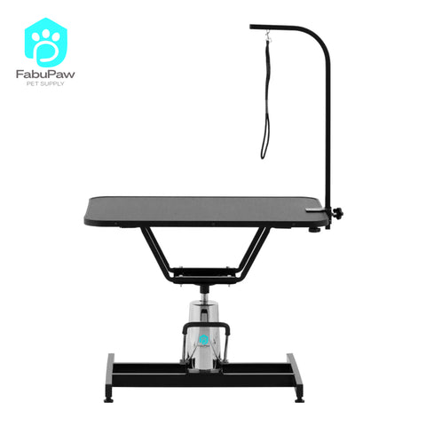 OEM Hydraulic Lifting Height Adjustable collapsible Dog Pet Grooming Table trimming Sharing Table for big dog small cat