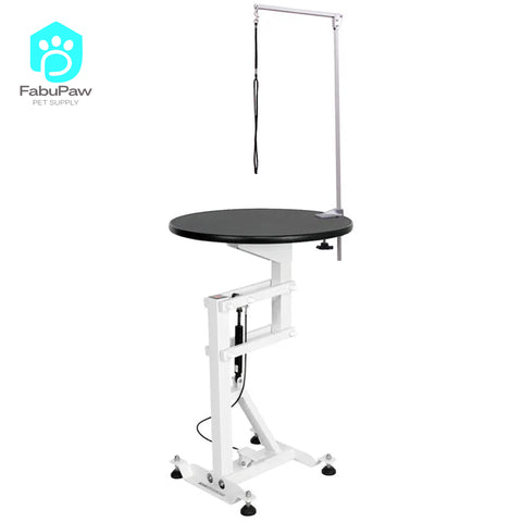 Pet Air Lifting low noise Grooming Table Adjustable height Dog Grooming Table Round Tabletop Table