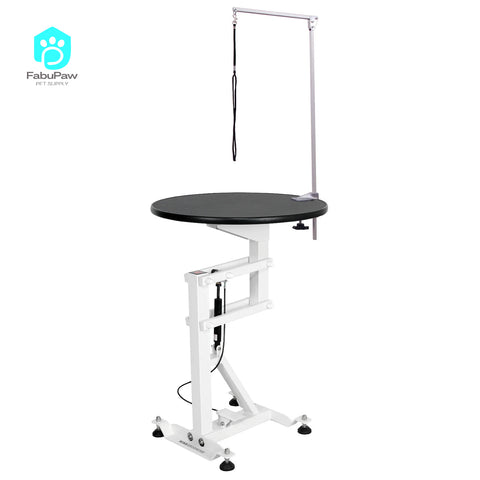 Dog Grooming Table Durable stainless steel Round Tabletop Table Pet Air Lifting Grooming Table