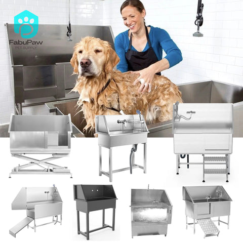 Multifunction Manufacture Medical Pet Sink Pet Dog Grooming Bathtub 304 Stainless Steel Pet Cleaning & Grooming Products