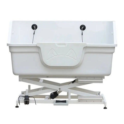 Luxury Adjustable Height Electric Lifting Acrylic Pet Bathtub
