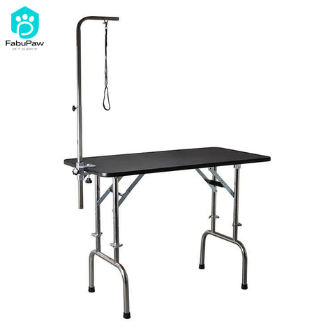 Adjustable Height Pet Folding Grooming Table