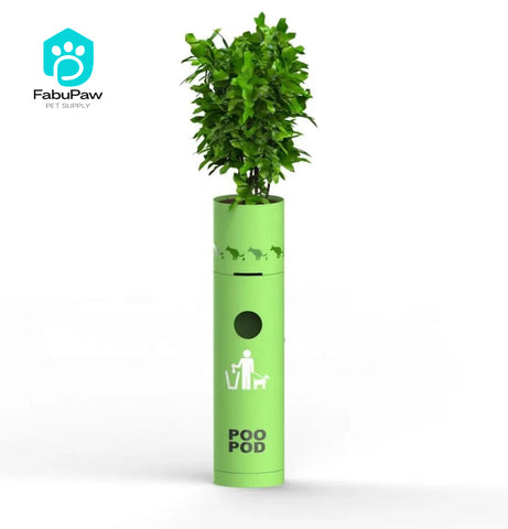 Factory Pet Trash Can Factory Dog Vertical Waste Bin Outdoor Waste Disposal Station