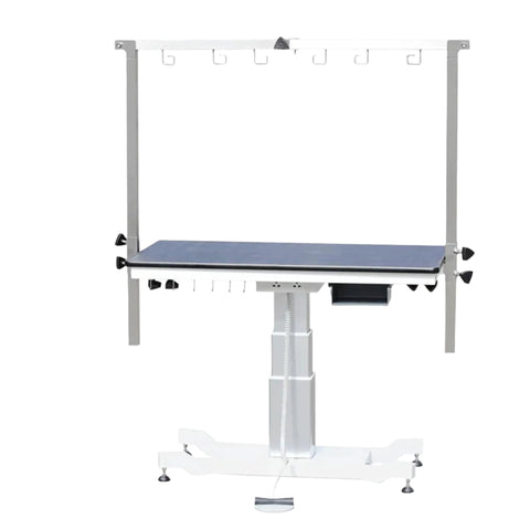 Pet Dog Grooming Electric Lifting Table with Tool Organizer Bar Pet Grooming Table