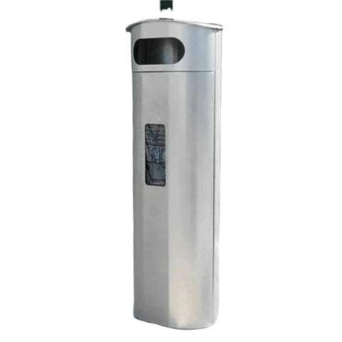 Dog waste bin in ground with lock large commercial dog waste station