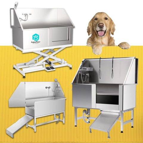 Petsproofing Medical Pet Equipment Manufacturer Supply Cheap Price Vet Luxury SPA Bath Tub Dog Grooming Bath Tub Price
