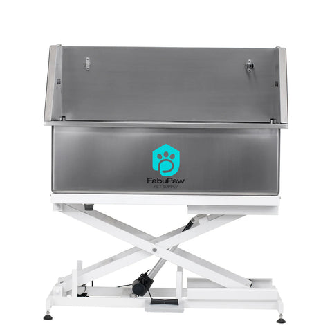 Pet grooming station Stainless Steel Electric Lifting Washing grooming pet bathtub clean shower tub pet Hospital bathtub