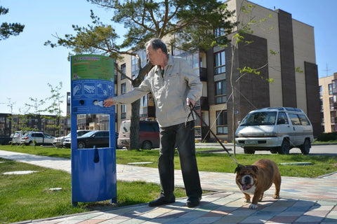Wholesale Pet Waste Disposal Box High Quality Dog Waste Bin With FREE Hygiene Bags Pet Waste Station