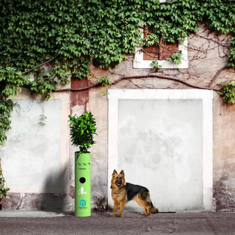 Factory Pet Trash Can Factory Dog Vertical Waste Bin Outdoor Waste Disposal Station