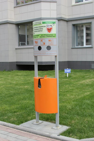 Wholesale Pet Waste Disposal Box High Quality Dog Waste Bin With FREE Hygiene Bags Pet Waste Station