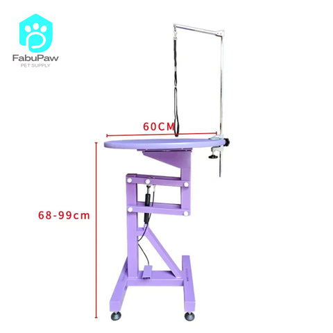 Round Air Lifting Pet Grooming Table