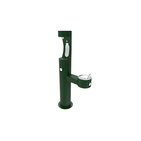Customized Freestanding Stainless Steel Bottle Filler Bubbler Outdoor Water Drinking Fountain Pedestal Fountain with Pet Station