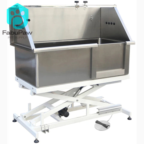 Large Veterinary Instrument Stainless Steel Cat Pet Electric Bathtub Dog Grooming Bath Skin