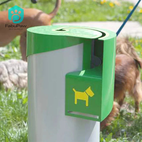 Outdoor Cleaning Products Rubbish Bin Fully Assemble Metal Litter Container Pet Poop Station