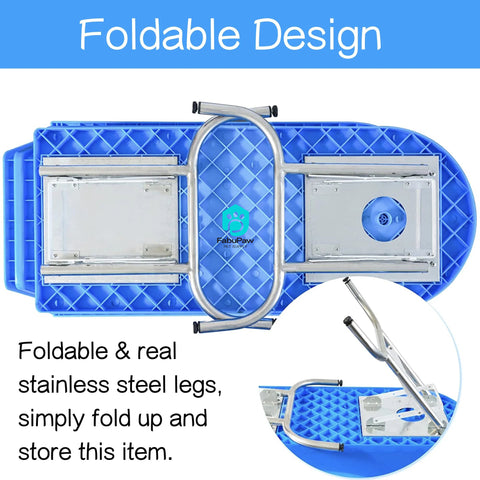 Wholesale products portable Heavy Duty Foldable ABS plastic pet beauty bath tub dog grooming bathtub Wash Station for dog shower