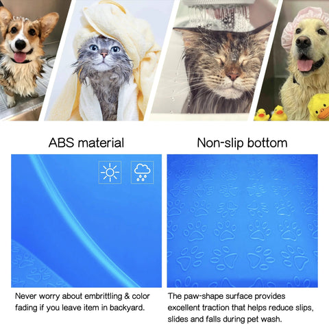 Wholesale products portable Heavy Duty Foldable ABS plastic pet beauty bath tub dog grooming bathtub Wash Station for dog shower