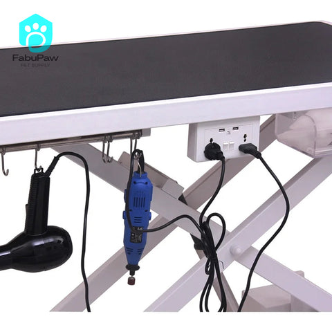 Pet Grooming Table Customized Manufacturer Electric Lifting Pet Grooming table Convenient storage charging grooming Table