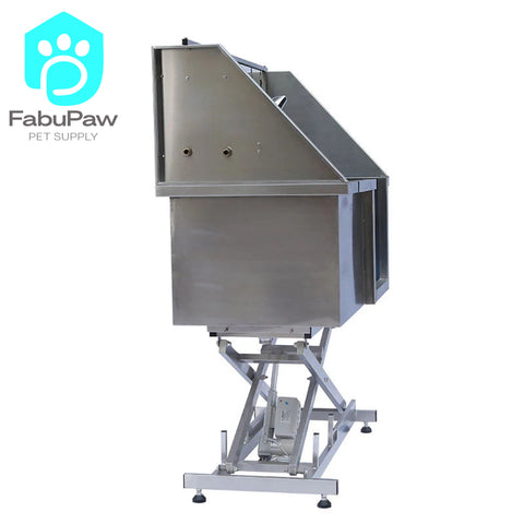 Large Veterinary Instrument Stainless Steel Cat Pet Electric Bathtub Dog Grooming Bath Skin
