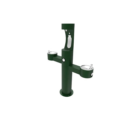 Customized Freestanding Stainless Steel Bottle Filler Bubbler Outdoor Water Drinking Fountain Pedestal Fountain with Pet Station