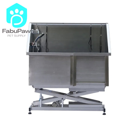 Stainless Steel Electric Lifting Pet Bath Sink For Animals