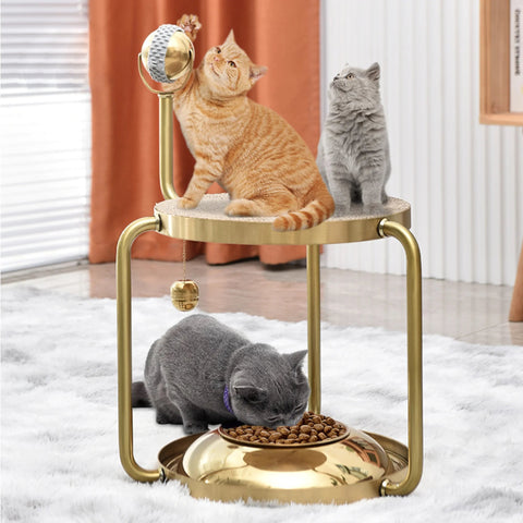 Modern Indoor Sisal Pet Cat Jumping Platform Scratching Post Tree Climbing Frame Toy Rack