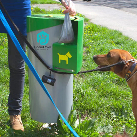 Outdoor Cleaning Products Rubbish Bin Fully Assemble Metal Litter Container Pet Poop Station