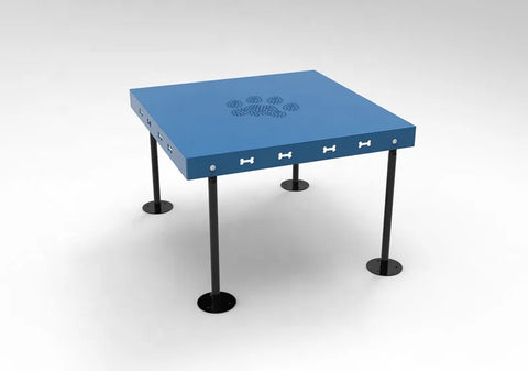 commercial outdoor dog park products doggie agility training equipment set dog obstacle course kits grooming deck paw table