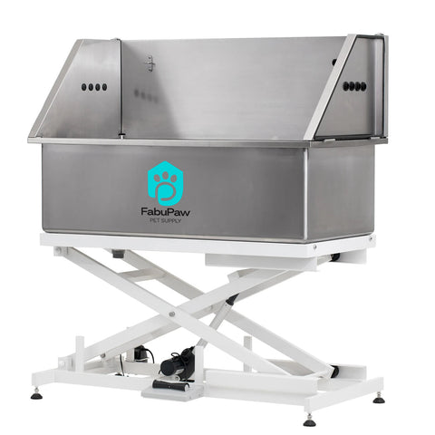 Pet grooming station Stainless Steel Electric Lifting Washing grooming pet bathtub clean shower tub pet Hospital bathtub