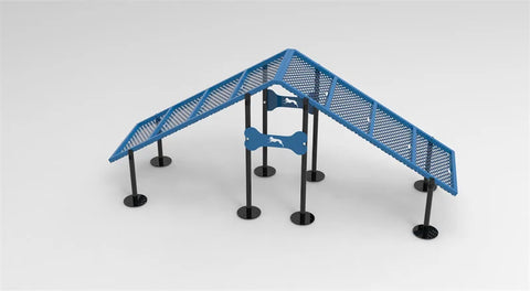dog park activities equipment outside backyard doggie pet agility training course dog obstacle products A frame walk crawl ramp