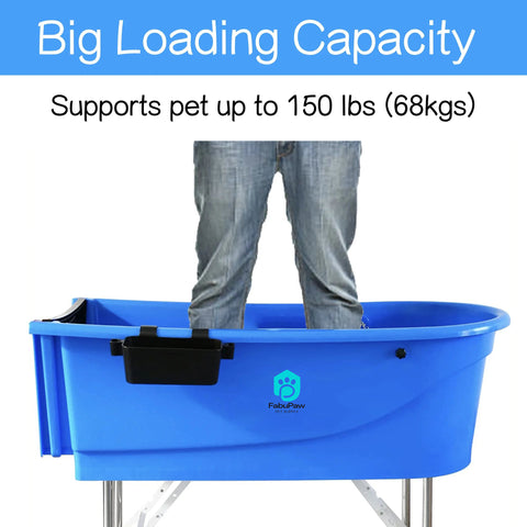 Wholesale products portable Heavy Duty Foldable ABS plastic pet beauty bath tub dog grooming bathtub Wash Station for dog shower