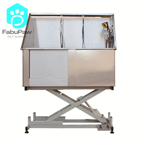Stainless Steel Electric Lifting Bath Sink For Animals For Pet Shop
