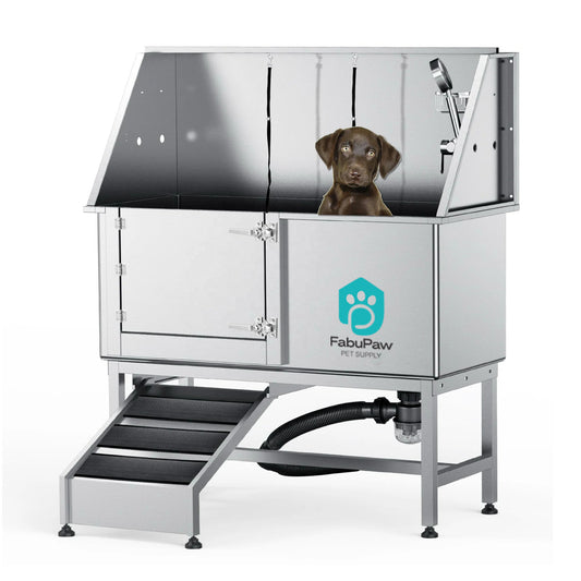 Novelty Designed Sustainable Stainless Steel Dog Grooming Tubs Vet Cleaning Equipment Pet Beauty Bath Tub for Dogs and Cats
