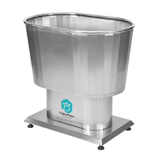 Multifunctional Grooming Salon Stainless Steel Dog Bath Tub round Shape Water Massage Spa Sustainable Design