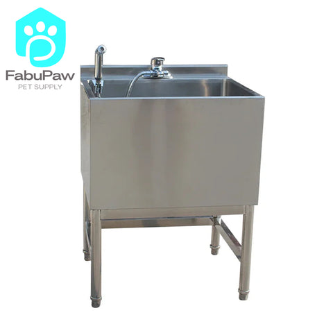 Stainless Steel Electric Lifting Bath Sink For Animals For Pet Shop