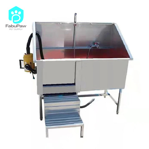 Stainless Steel Professional Dog Grooming Tub Big Luxury Indoor Pet Bath Tubs Pet Grooming Tub