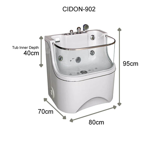 Luxury Acrylic Freestanding Indoor Pets SPA Bath Tub