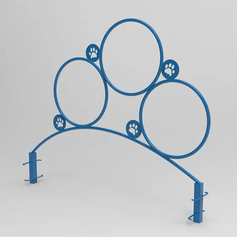 dog park activities equipment outside backyard doggie pet agility training course obstacle products embedded dog hoop jump
