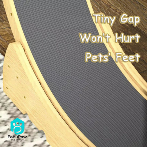 Petsproofing Interactive Anti-depression Wooden Fiber Board Pet Tread Exercise Running Wheel Cat Exercise Dog Fun Treadmill Toy