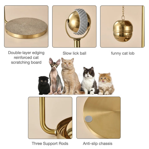 Modern Indoor Sisal Pet Cat Jumping Platform Scratching Post Tree Climbing Frame Toy Rack