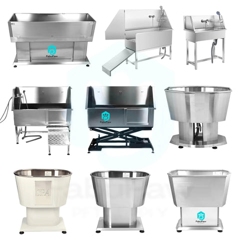 Stainless Steel Bathtub Bath Tub For Pet Spa Shower