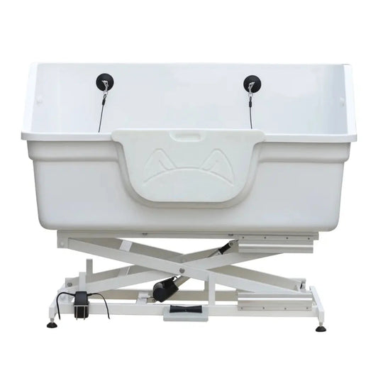 Luxury Adjustable Height Electric Lifting Acrylic Pet Bathtub