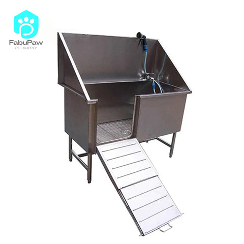 Stainless Steel Professional Dog Grooming Tub Big Luxury Indoor Pet Bath Tubs Pet Grooming Tub