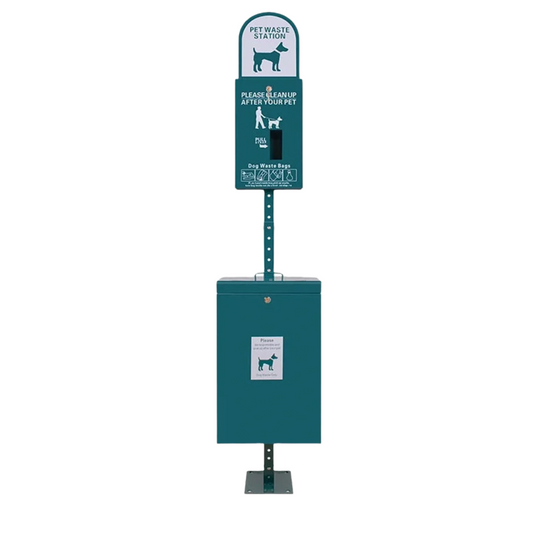 Outdoor  Pet Excrement Dustbin Square Community Park Pet Cleaning Tools Dog Waste Bag Pet Poop Waste Station for Dogs