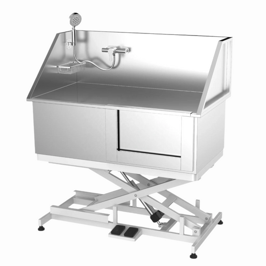Multifunction Deluxe Electric Lifting Stainless Steel Dog Bath Wash Machine Bathing Tub Bathtub For Pet Salon And Groomers