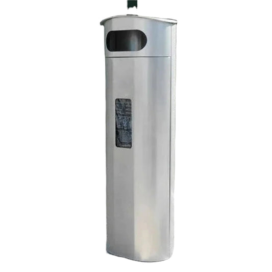 Dog waste bin in ground with lock large commercial dog waste station