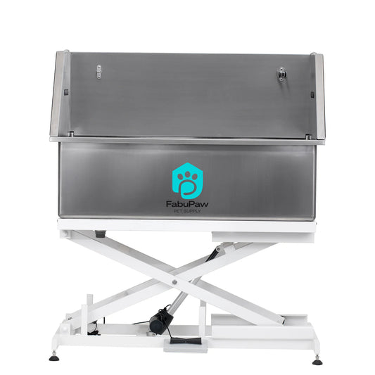 Pet grooming station Stainless Steel Electric Lifting Washing grooming pet bathtub clean shower tub pet Hospital bathtub